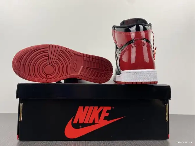 OG 555088-063 Bred Air 1 High Jordan Patent 0511